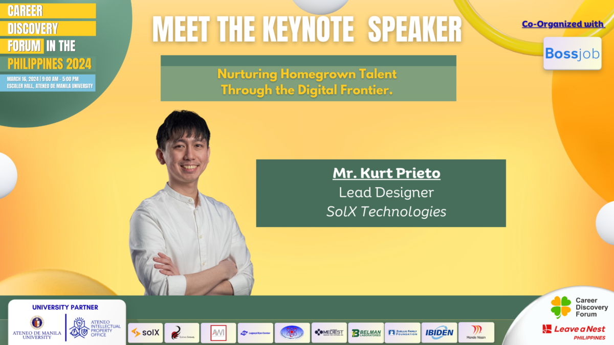 [Keynote Speaker Announcement] CDF Philippines 2024: Hear from the First Hire of SolX Technologies, Kurt Prieto!