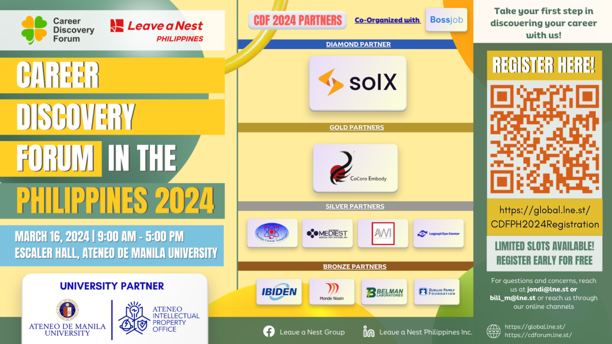 [Partner Announcement] CDF PH 2024 Comes to Ateneo with Startups, FMCG’s, and International Companies