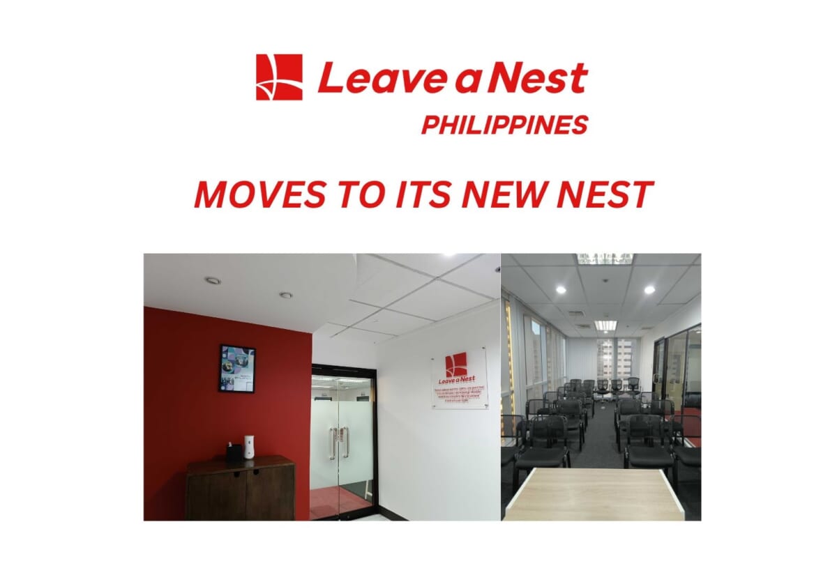 Leave a Nest Philippines Moves to its New Nest
