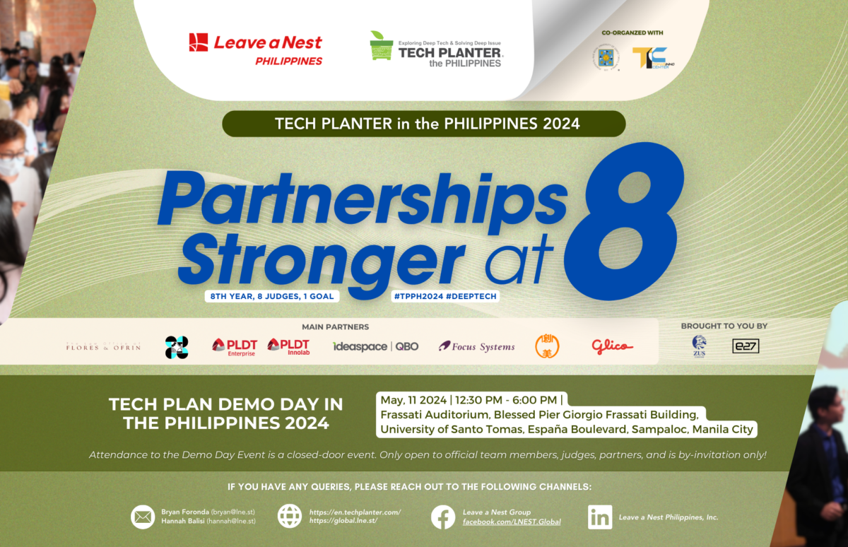 TECH PLANTER in the Philippines 2024: Partnerships Stronger at 8th!