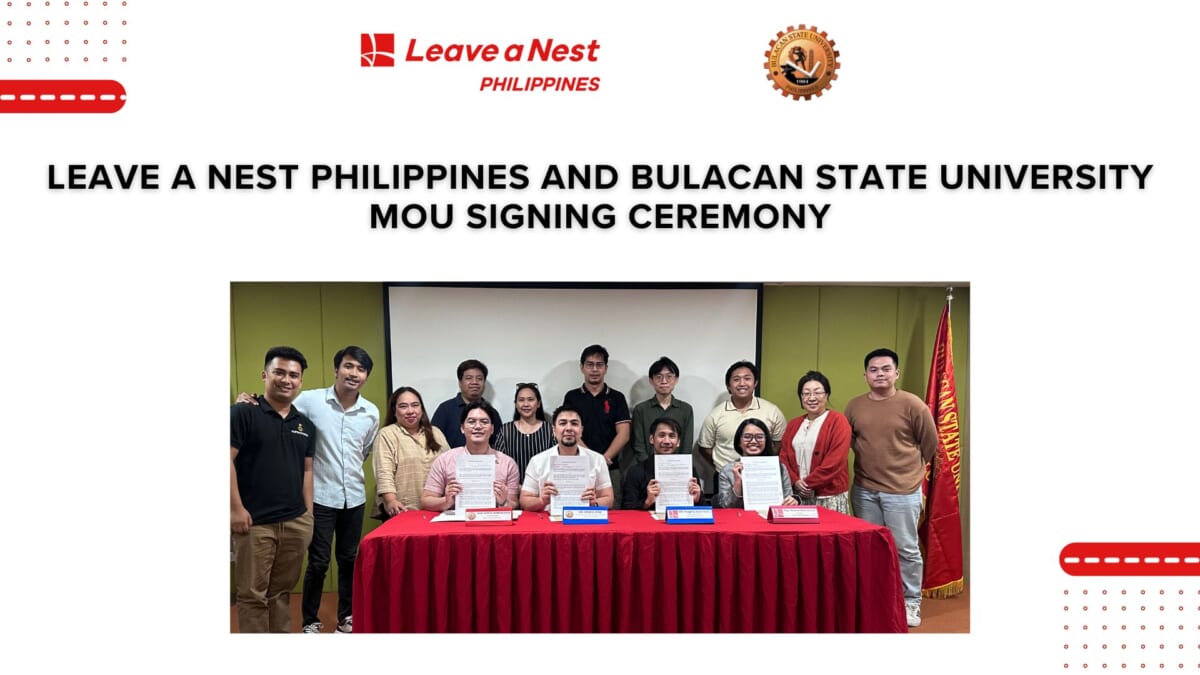 Leave a Nest Philippines Forges MOU with Bulacan State University for Local Development in Manufacturing, Agriculture and Sustainability