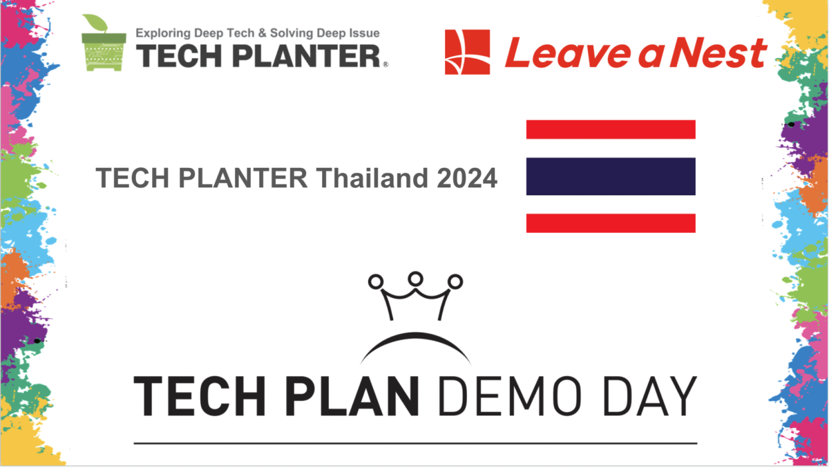 Announcement of TECH PLANTER Thailand 2024 finalists