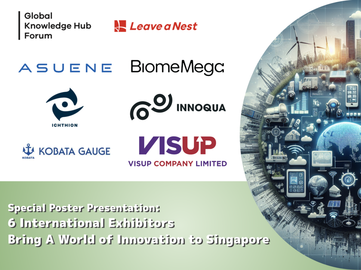 Announcement of 6 Poster Exhibitors at Global Knowledge Hub Forum in SG