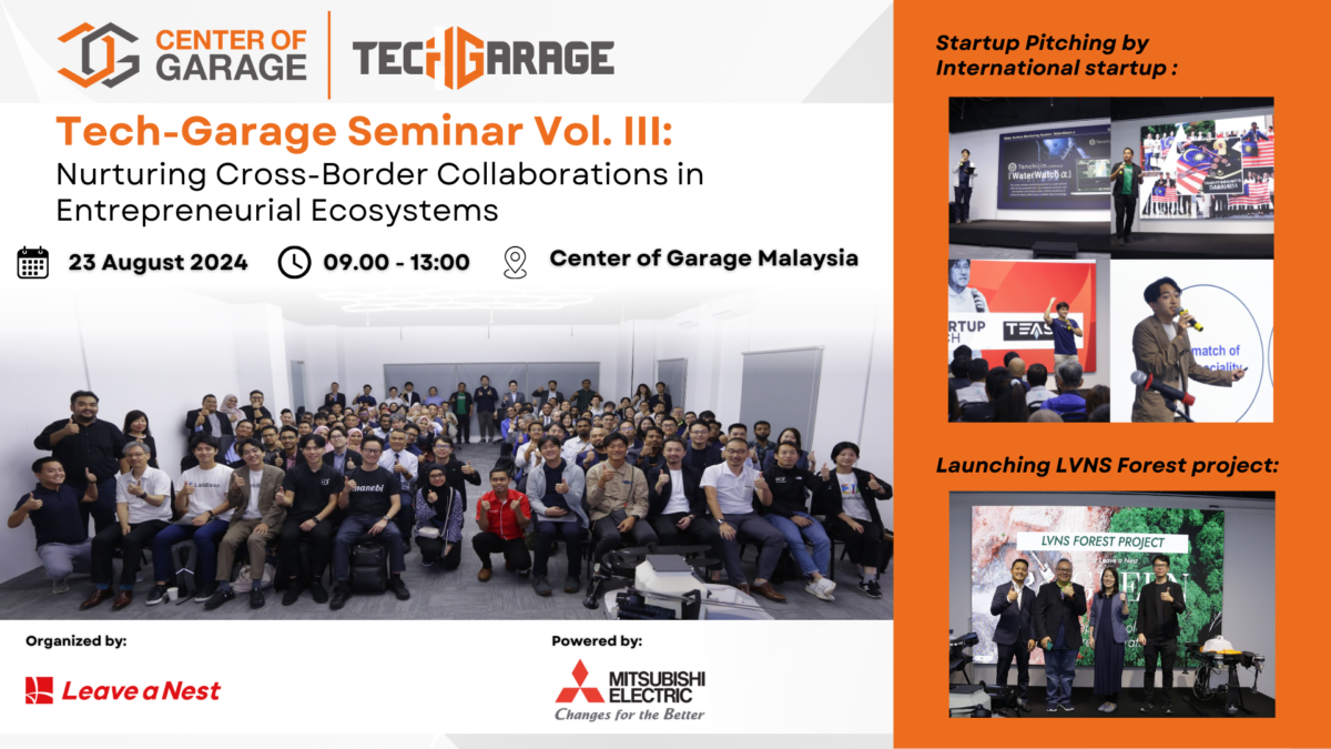 Tech Garage Seminar Vol. 3 Showcases International Innovation and Environmental Initiatives