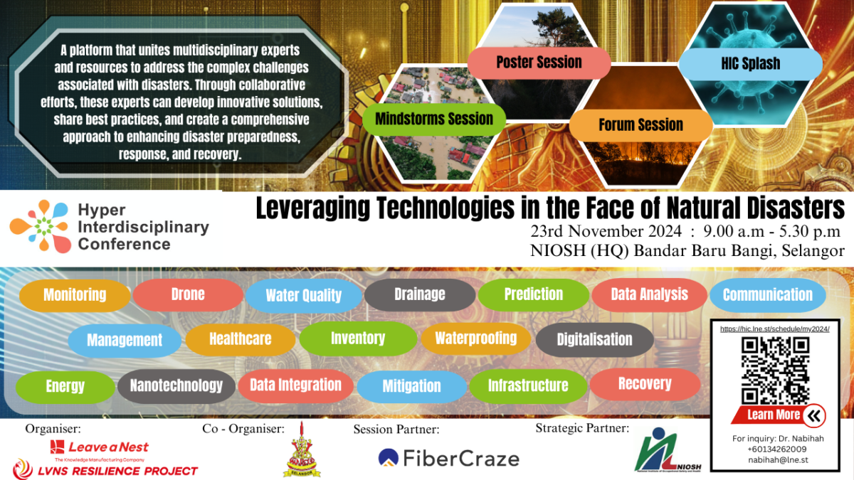 **Unite for a Resilient Future in Disaster Management at the Hyper Interdisciplinary Conference in Malaysia 2024**