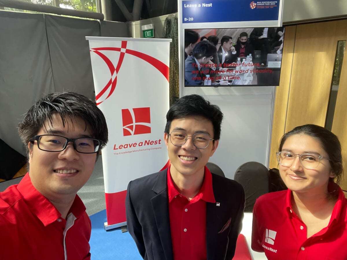 Leave a Nest is at NUS Postgraduate Career Fair 2024!