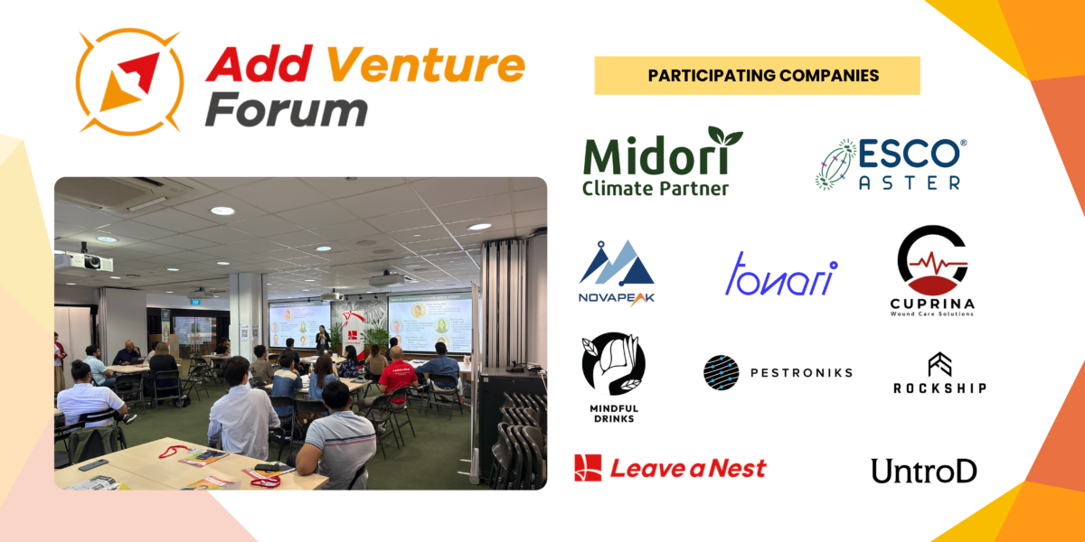 Inaugural Add Venture Forum in Singapore was a hit!