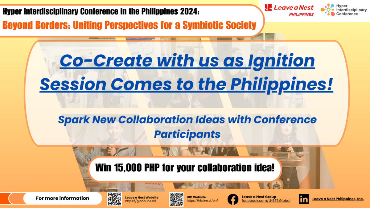 Co-create with us as the Ignition Session Comes to the Philippines: Sparking New Collaboration Ideas with Conference Participants