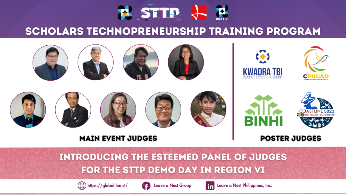 Introducing the Esteemed Panel of Judges for the STTP Demo Day in Region VI