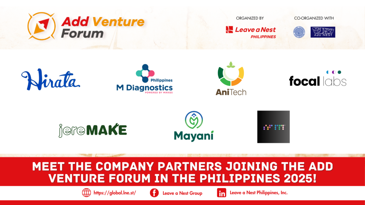 Meet the Company Partners Joining the Add Venture Forum in the Philippines 2025!