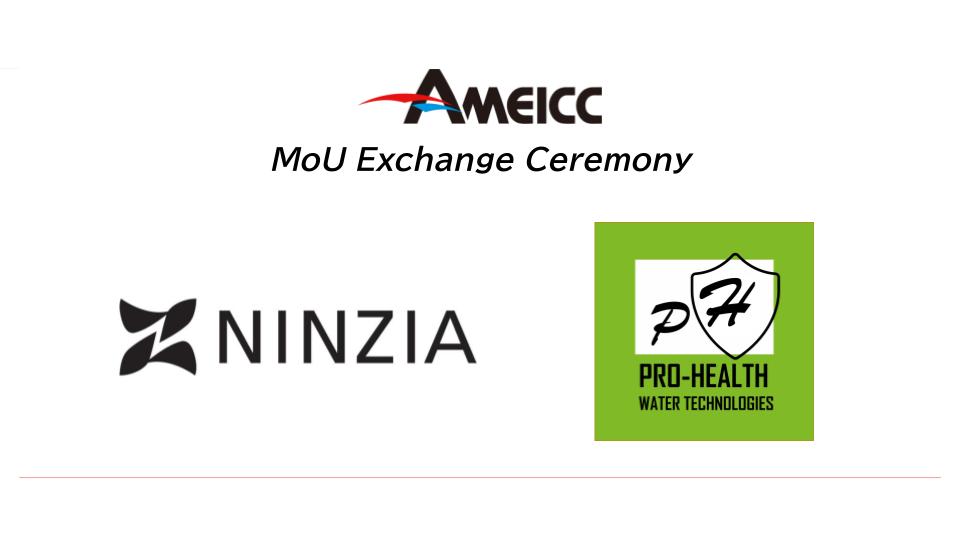 Ninzia and Pro-Health Water Technologies sign MoU to accelerate co-development!