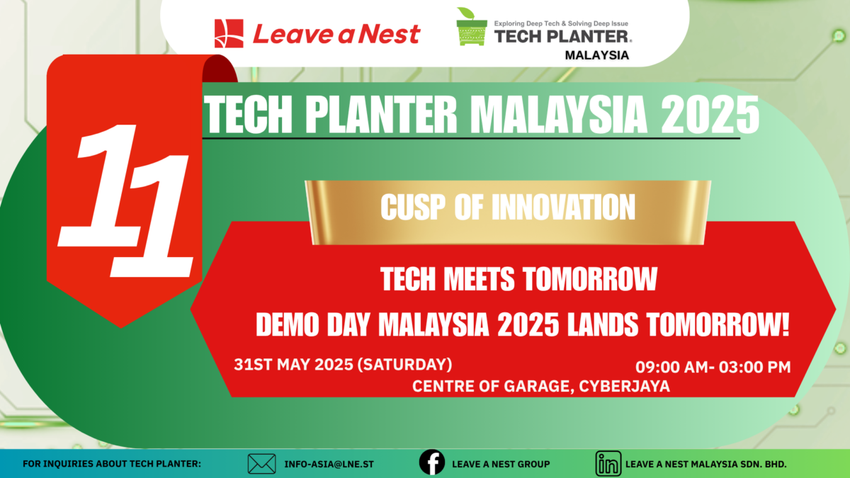 CUSP OF INNOVATION : TECH PLAN Demo Day Malaysia 2025 Lands Tomorrow!