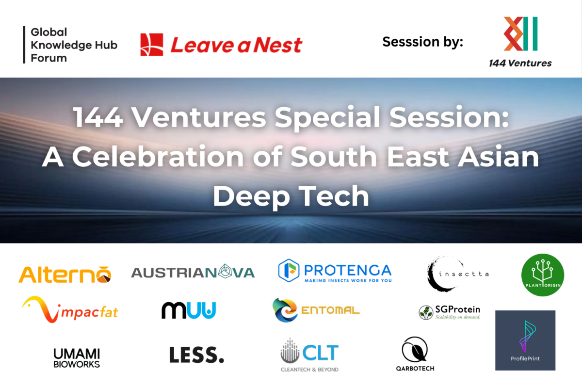 144 Ventures Special Session: a Celebration of Southeast Asian Deep Tech