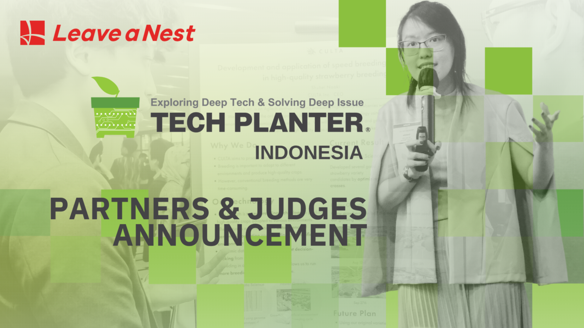 TECH PLANTER in Indonesia 2025: Introducing the Partners and Distinguished Judges of TECH PLANTER in Indonesia 2025