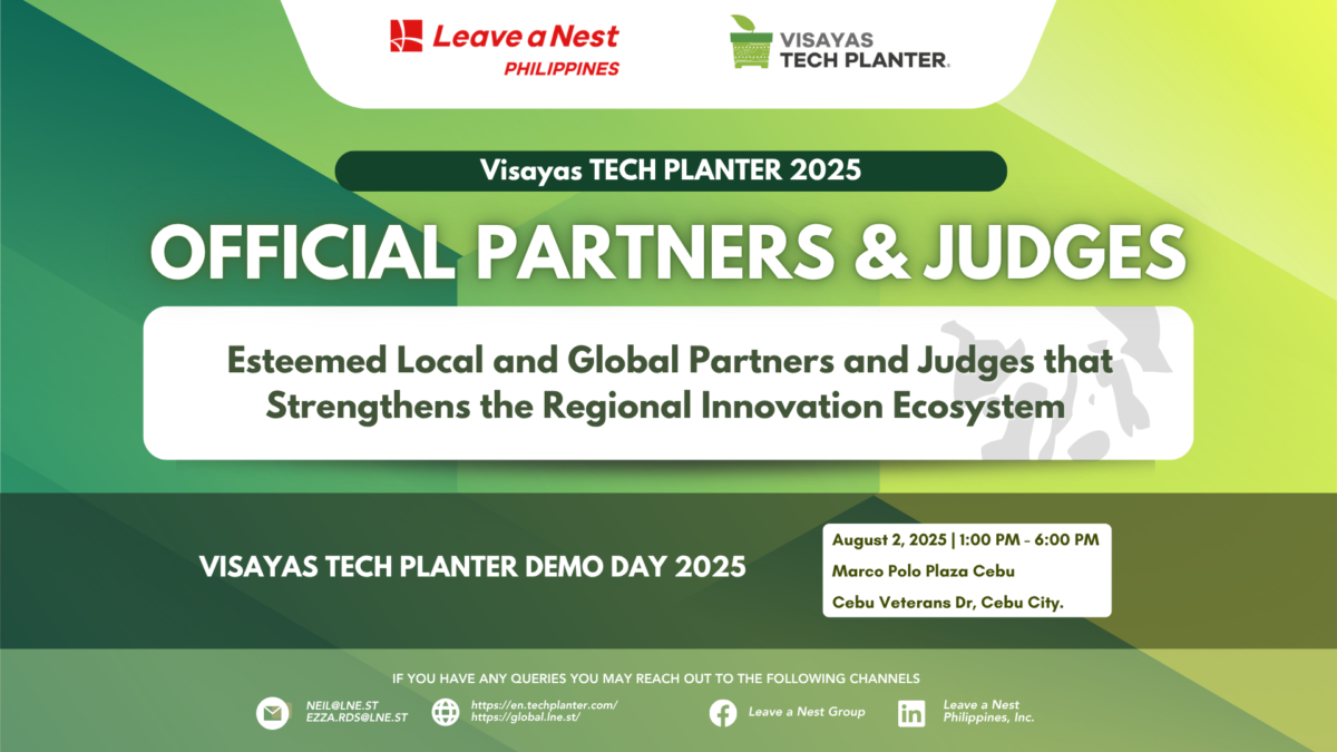 Visayas TECH PLANTER 2025 Announces the Esteemed Local and Global Partners and Judges that Strengthens the Regional Innovation Ecosystem