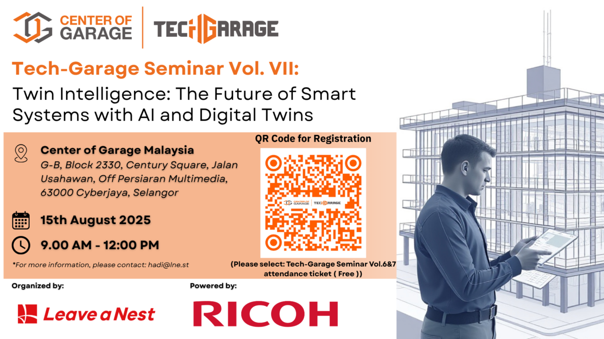 Tech-Garage Seminar Vol. VII to Showcase Ricoh’s Cutting-Edge AI-Enabled Digital Twin Solutions