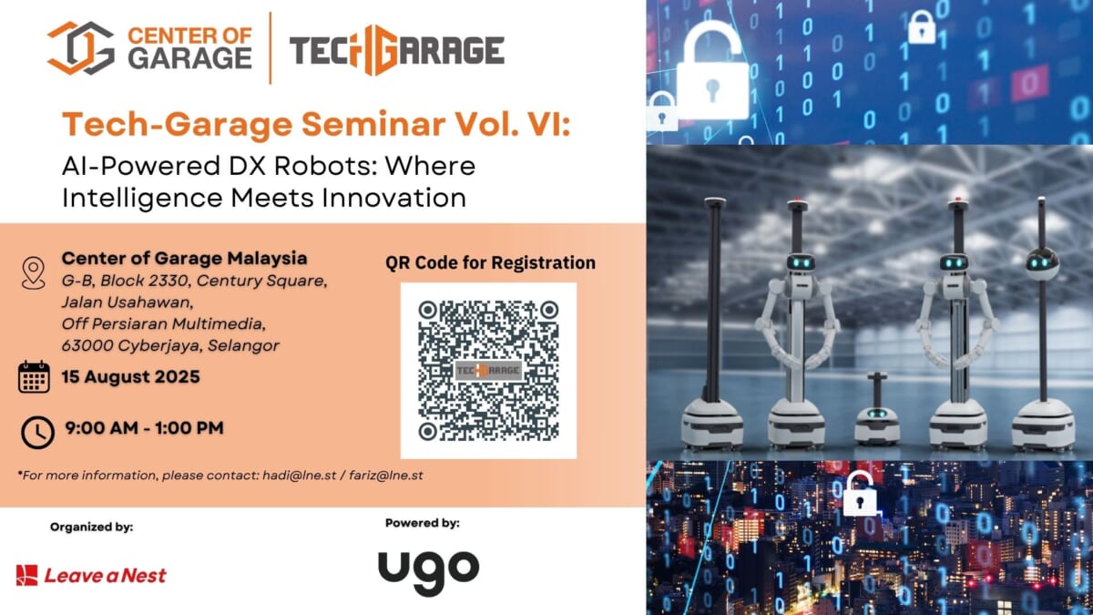 Tech-Garage Seminar Vol. VI: AI-Powered DX Robots – Where Intelligence Meets Innovation