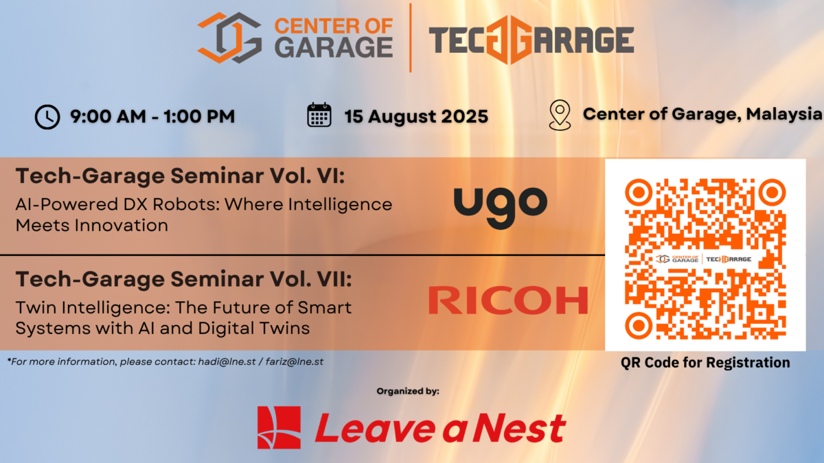 Tech-Garage Seminar Series: Advancing Innovation Through AI and Digital Technologies