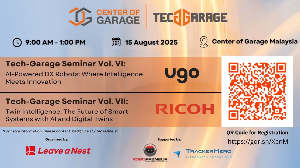 Tech-Garage Seminar Series: Advancing Innovation Through AI and Digital Technologies
