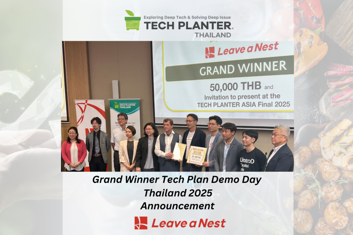 InnoPhytoTech crowned as Grand Winner of TECH PLANTER in Thailand 2025!