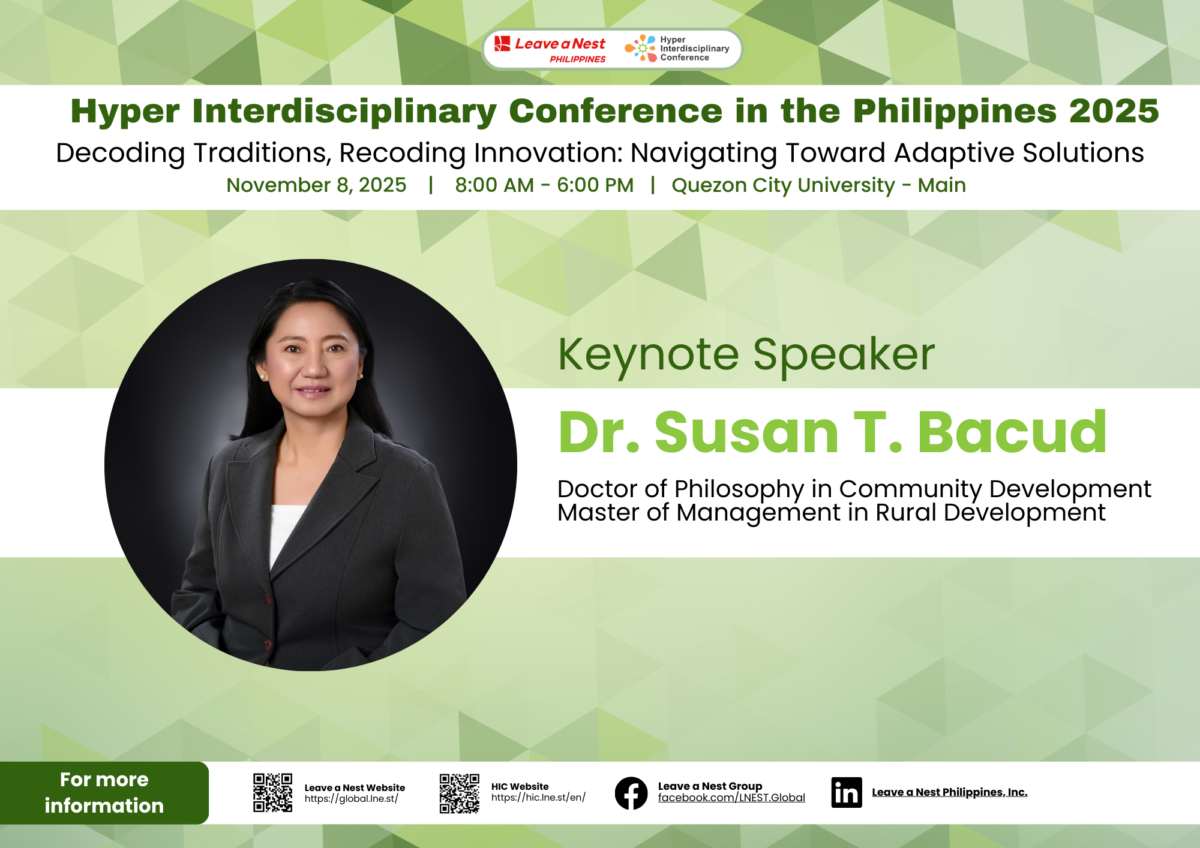 Decoding Traditions, Recoding Innovation: Navigating Toward Adaptive Solutions — Keynote Speaker for Hyper Interdisciplinary Conference in the Philippines 2025