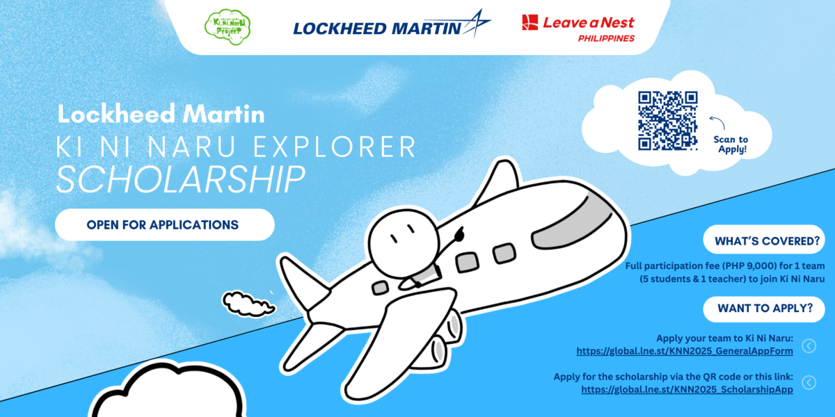 Rooted in Innovation: Leave a Nest Philippines partners with Lockheed Martin for the 4th edition of Ki Ni Naru Project.