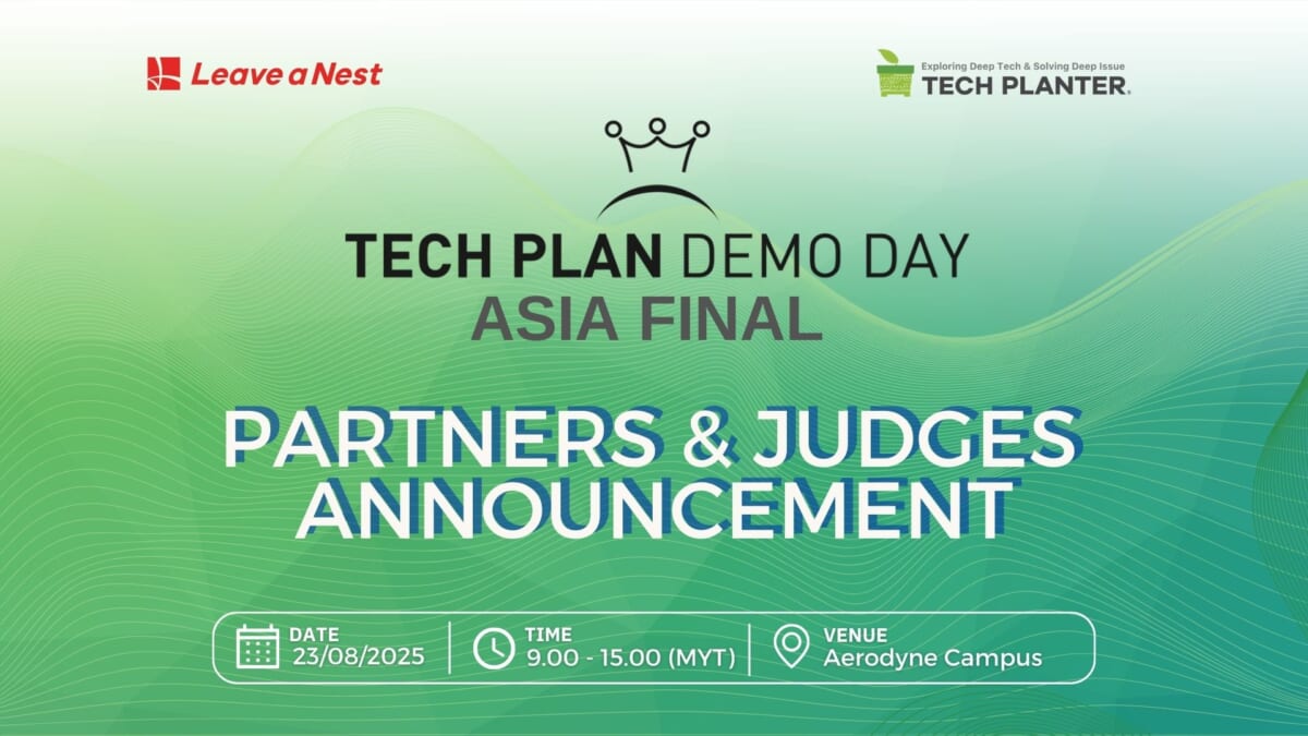 ANNOUNCING THE PARTNERS AND ESTEEMED JUDGES FOR TECH PLANTER ASIA FINAL 2025
