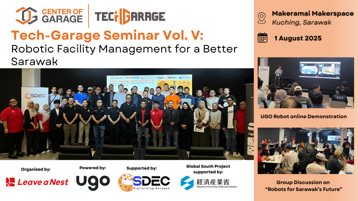 Tech-Garage Vol. 5 Arrives in Sarawak: UGO Inc. Showcases Cutting-Edge Robotics to Power Smarter, Safer Facilities