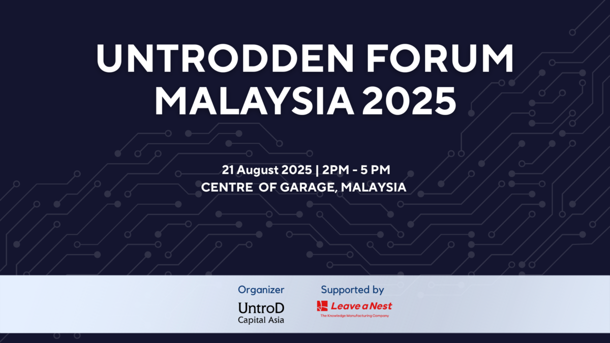 Untrodden Forum Malaysia 2025 to Unite Deep Tech Startups and Investors Across Asia
