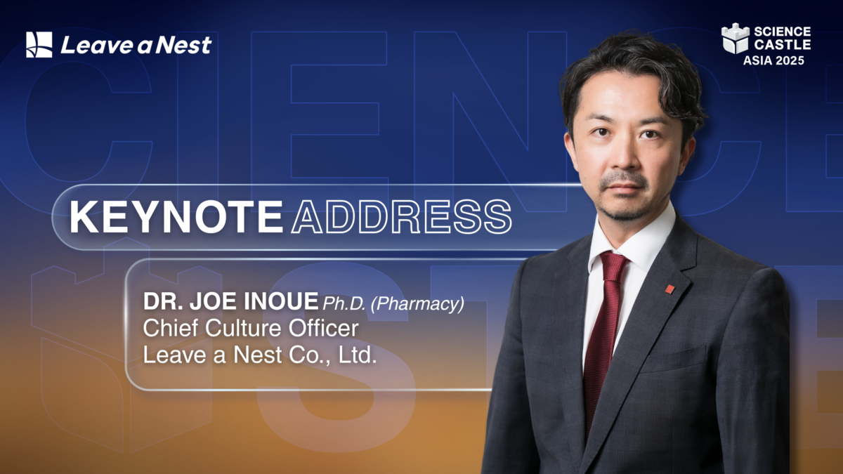 Science Castle Asia 2025 Welcomes Dr. Joe Inoue as Keynote Speaker