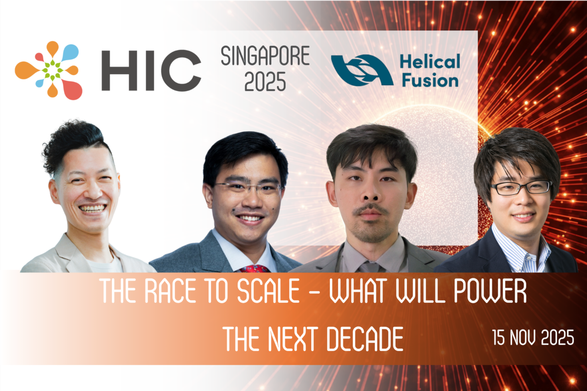[Hyper Interdisciplinary Communications, Singapore 2025] “The Race to Scale – What Will Power the Next Decade” – November 15, 2025 (Sat.) 14:00-14:45