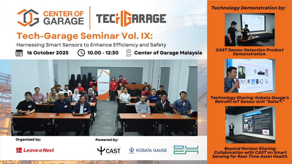 TECH GARAGE Seminar Vol. 9 Showcases Cutting-Edge Sensing Technologies and Cross-Border Innovation