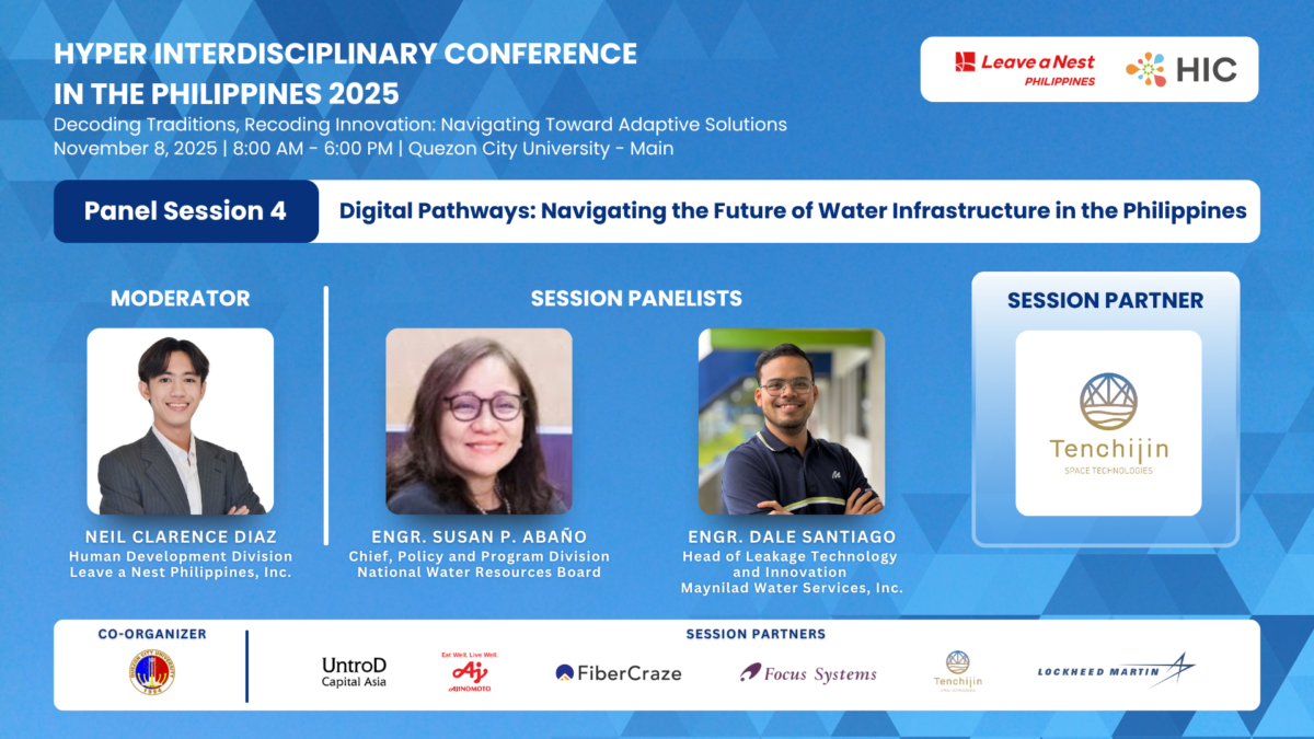Navigating the Future of Philippine Water Infrastructure at Hyper Interdisciplinary Conference in the Philippines 2025