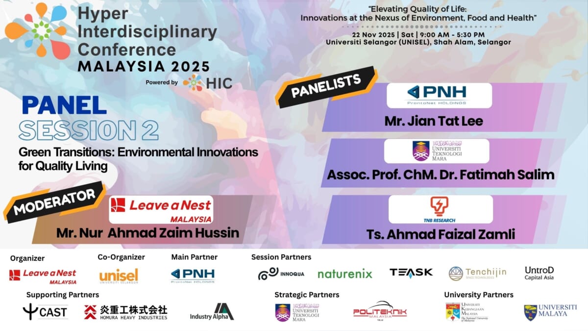 HICMY 2025: Panel Session 2 on Environmental Innovations for Quality Living