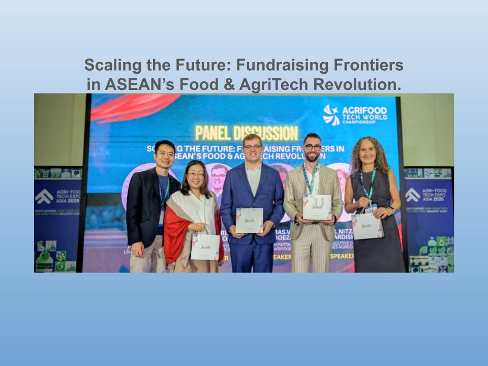 Dr. Kihoko Tokue Moderates AFTEA 2025 Panel on Fundraising Frontiers at Agri-Food Tech World Championship