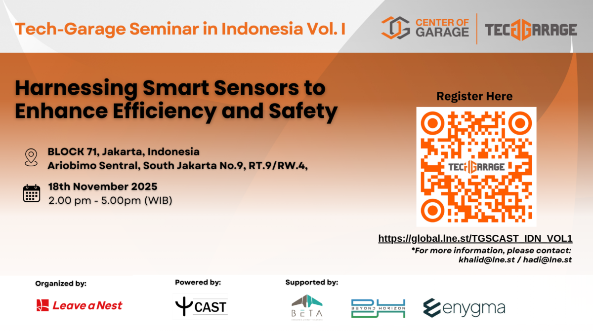 Be Part of Indonesia’s First TECH GARAGE: Exploring Smart Sensor Innovation
