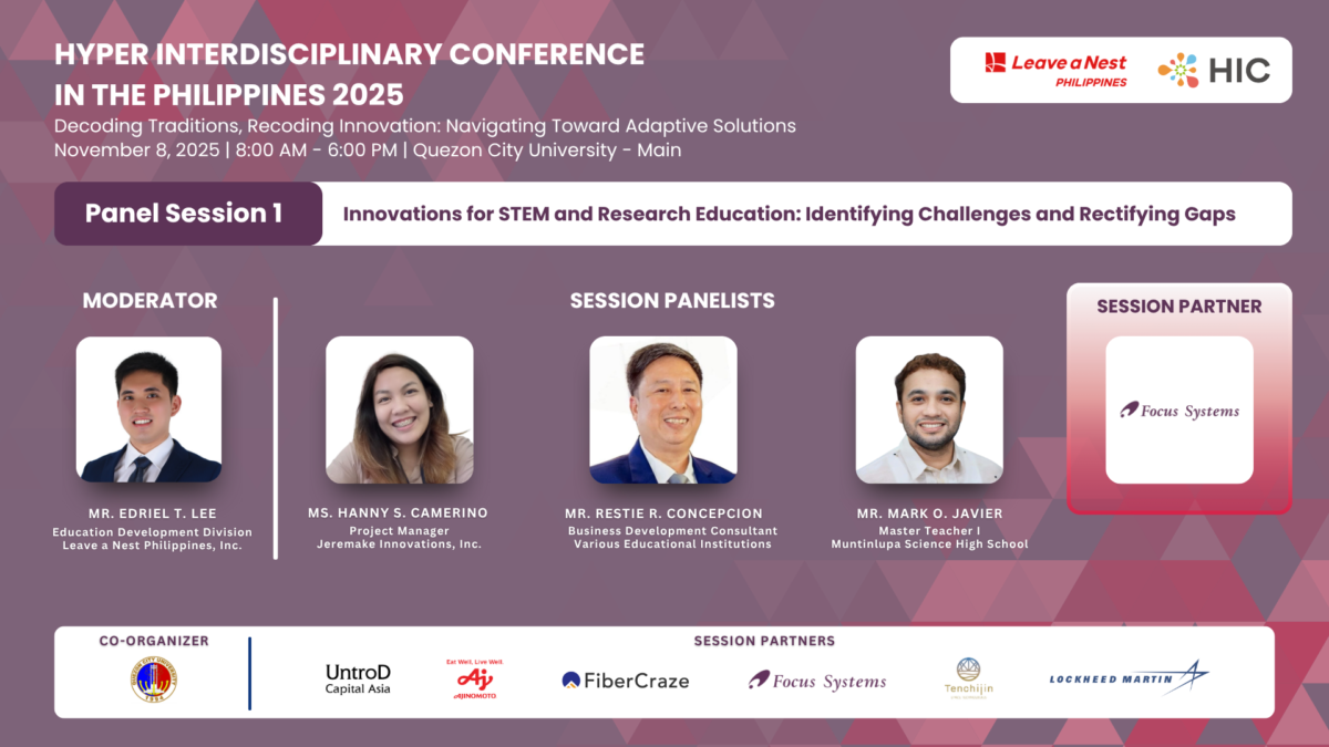 Bridging Gaps in Philippine STEM and Research Education at Hyper Interdisciplinary Conference in the Philippines 2025