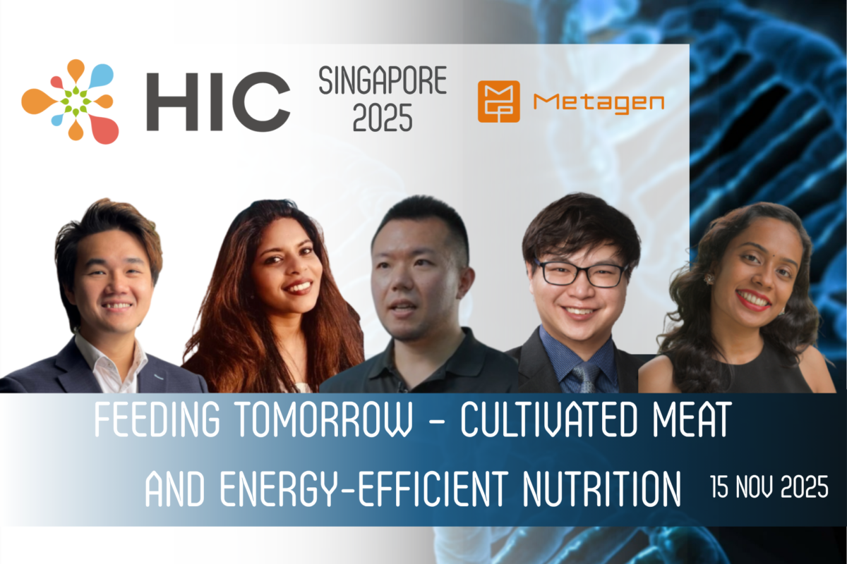 [Hyper Interdisciplinary Communications, Singapore 2025] “Feeding Tomorrow – Cultivated Meat and Energy-Efficient Nutrition” – November 15, 2025 (Sat.) 16:00-16:45