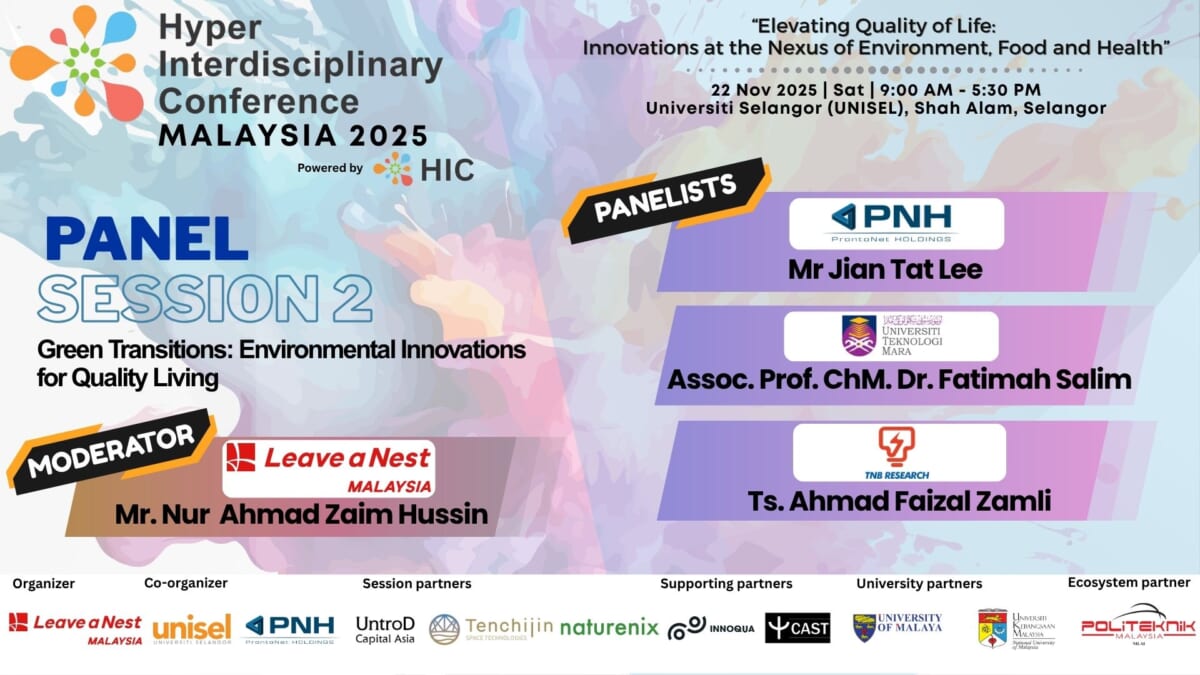 HICMY 2025: Panel Session 2 on Environmental Innovations for Quality Living