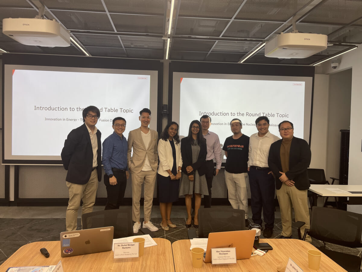 Helical Fusion and Leave a Nest Singapore Lead Dialogue on Singapore’s Future Energy Landscape