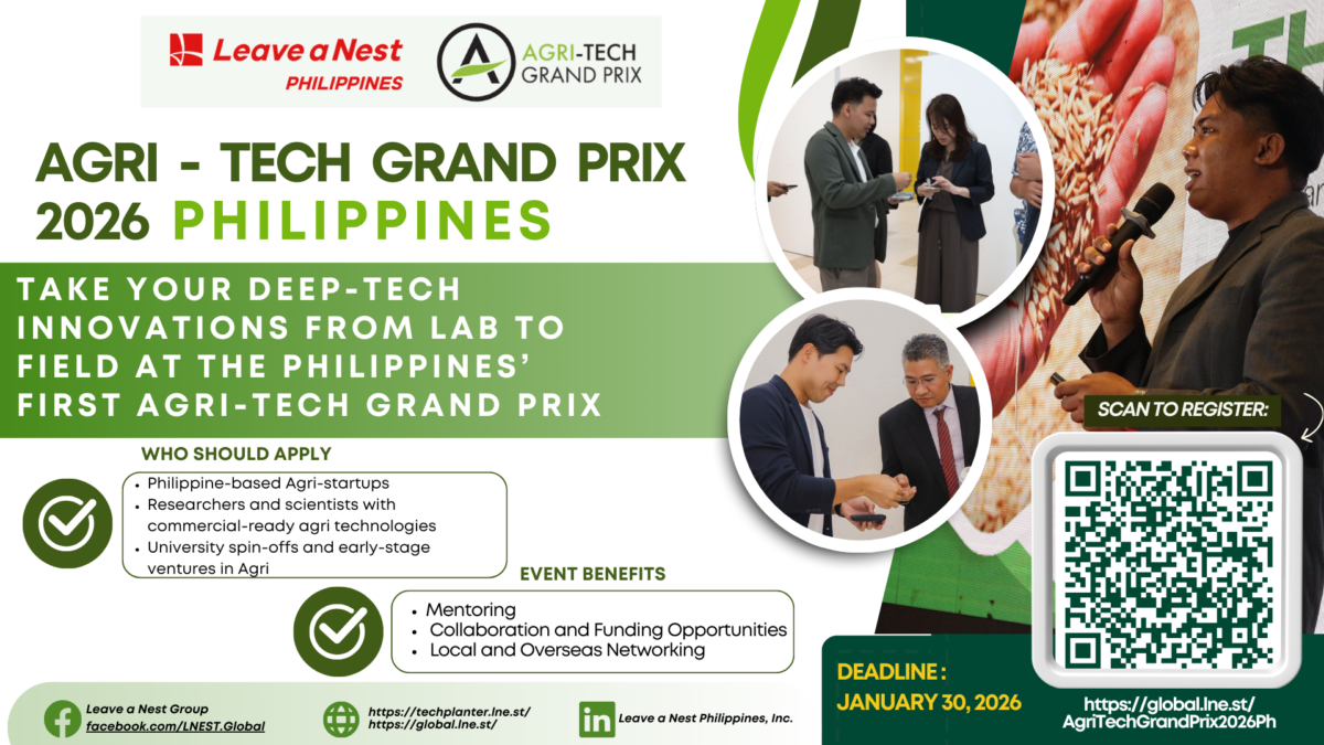 AGRI-TECH GRAND PRIX 2026 Philippines: Empowering Filipino Agri-Tech Innovators from Lab to Field