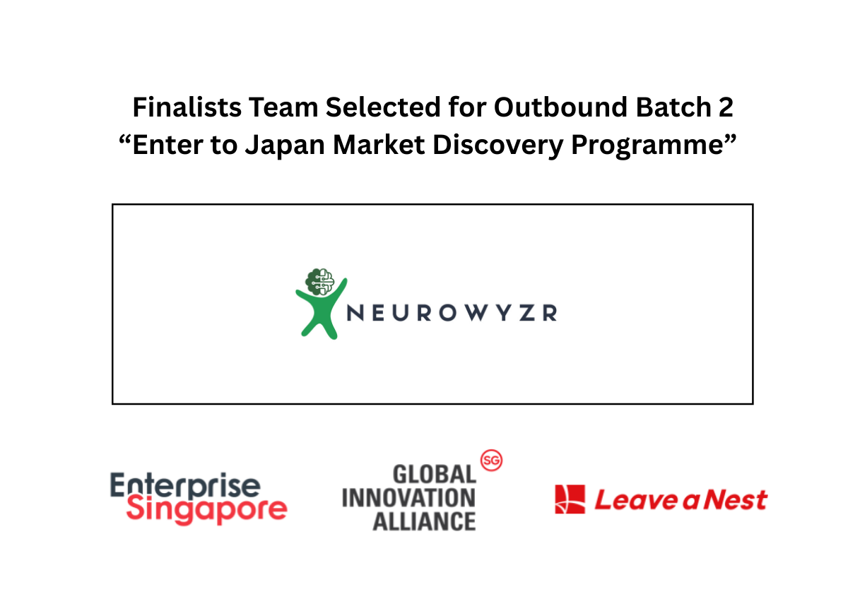 [Announcement] Neurowyzr selected for Batch 11 of the “Enter to Japan Business Creation Program”