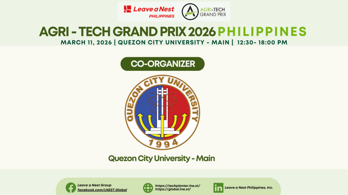 Leave a Nest Philippines Launches the First AGRI-TECH GRAND PRIX 2026 Philippines at Quezon City University