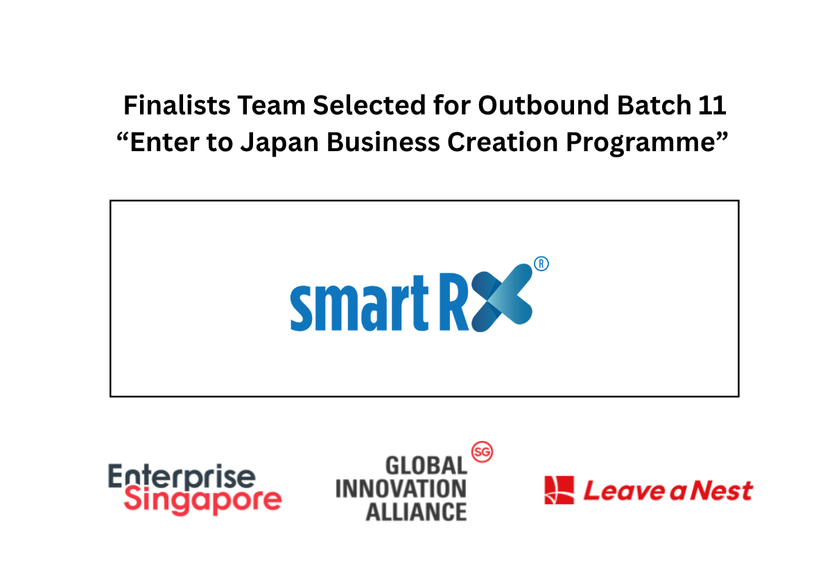 [Announcement] SmartRX selected for Batch 11 of the “Enter to Japan Business Creation Program”