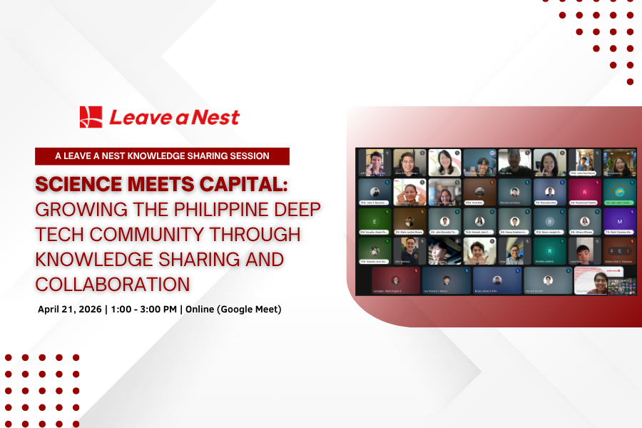Science Meets Capital: Growing the Philippine Deep Tech Community through Knowledge Sharing and Collaboration