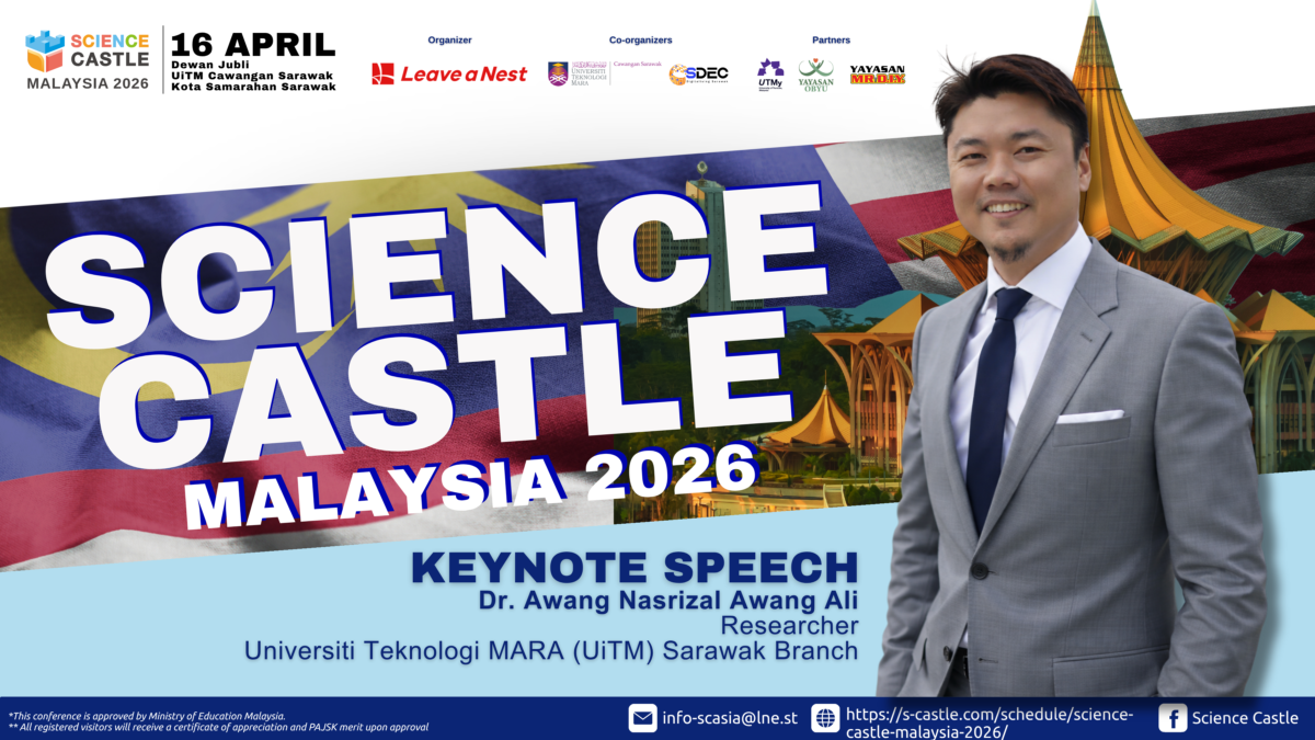 Introducing the Keynote Speaker for Science Castle Malaysia 2026!