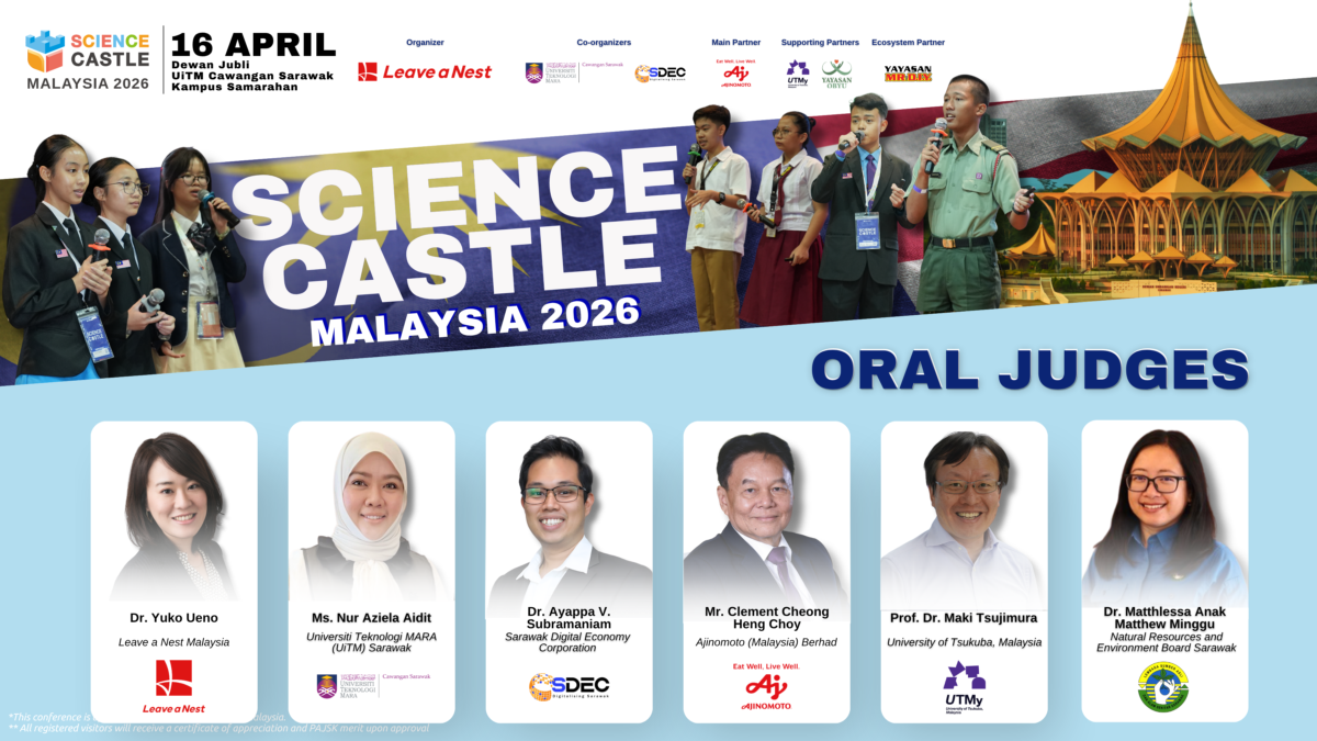 Introducing the Oral Judges of Science Castle Malaysia 2026