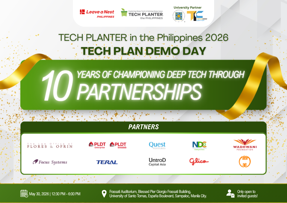 TECH PLANTER in the Philippines 2026: 10 Years of Championing Deep Tech through Partnerships