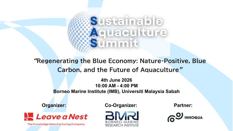From Borneo to Southeast Asia: Borneo Marine Institute (IMB) Powers the Future of Sustainable Aquaculture at SAS 2026