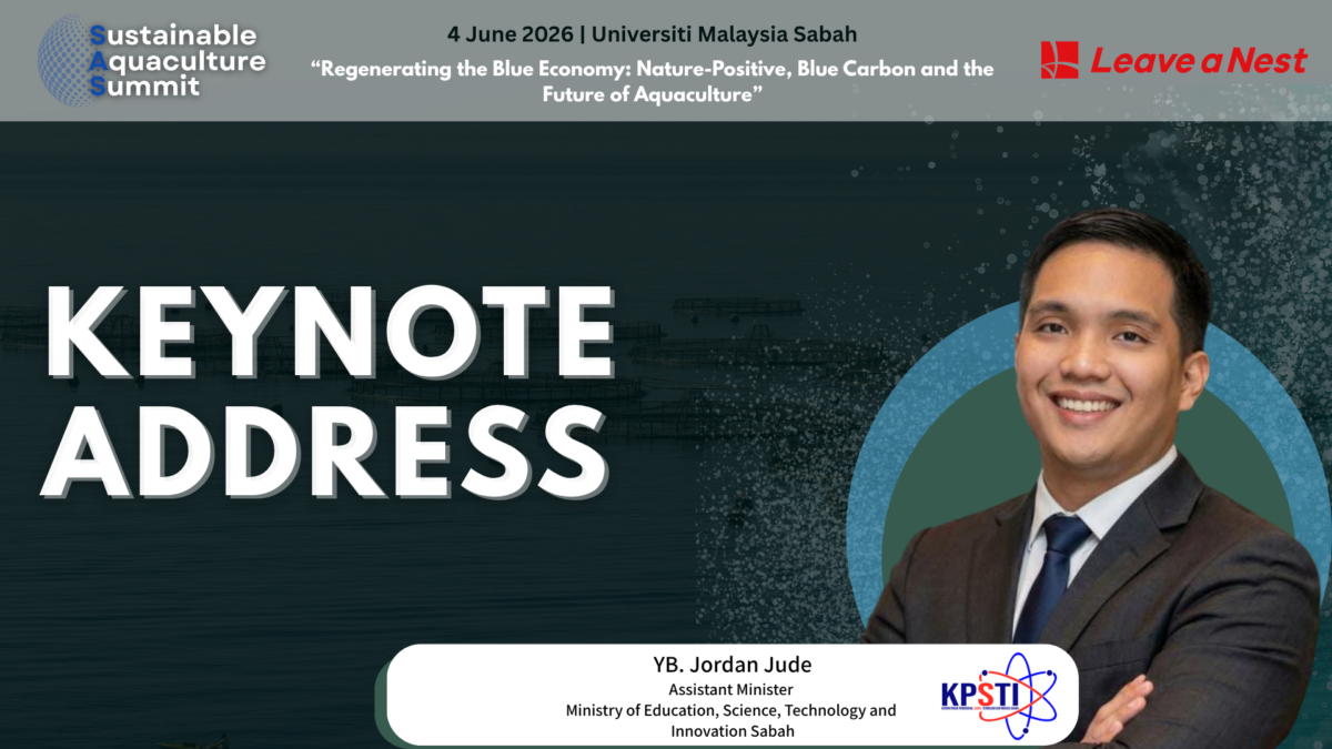 YB Jordan Jude to Deliver Keynote Address at Sustainable Aquaculture Summit (SAS) 2026